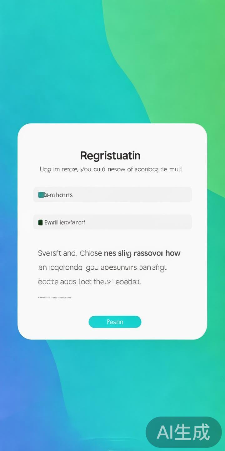 首次登录的用户需要进行注册，填写真实的个人信息，包