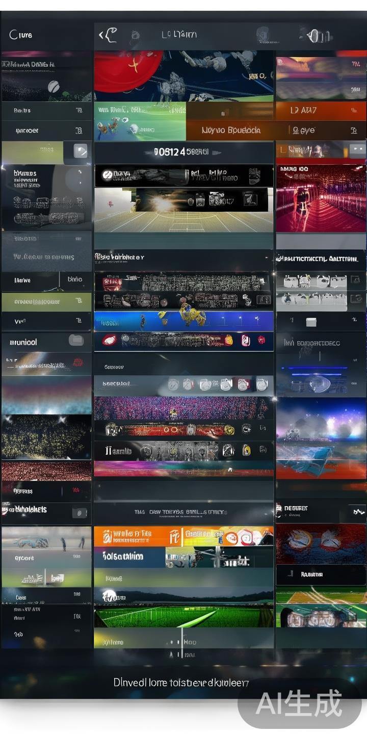 丰富的体育赛事资源：涵盖足球、篮球、网球、电竞等多